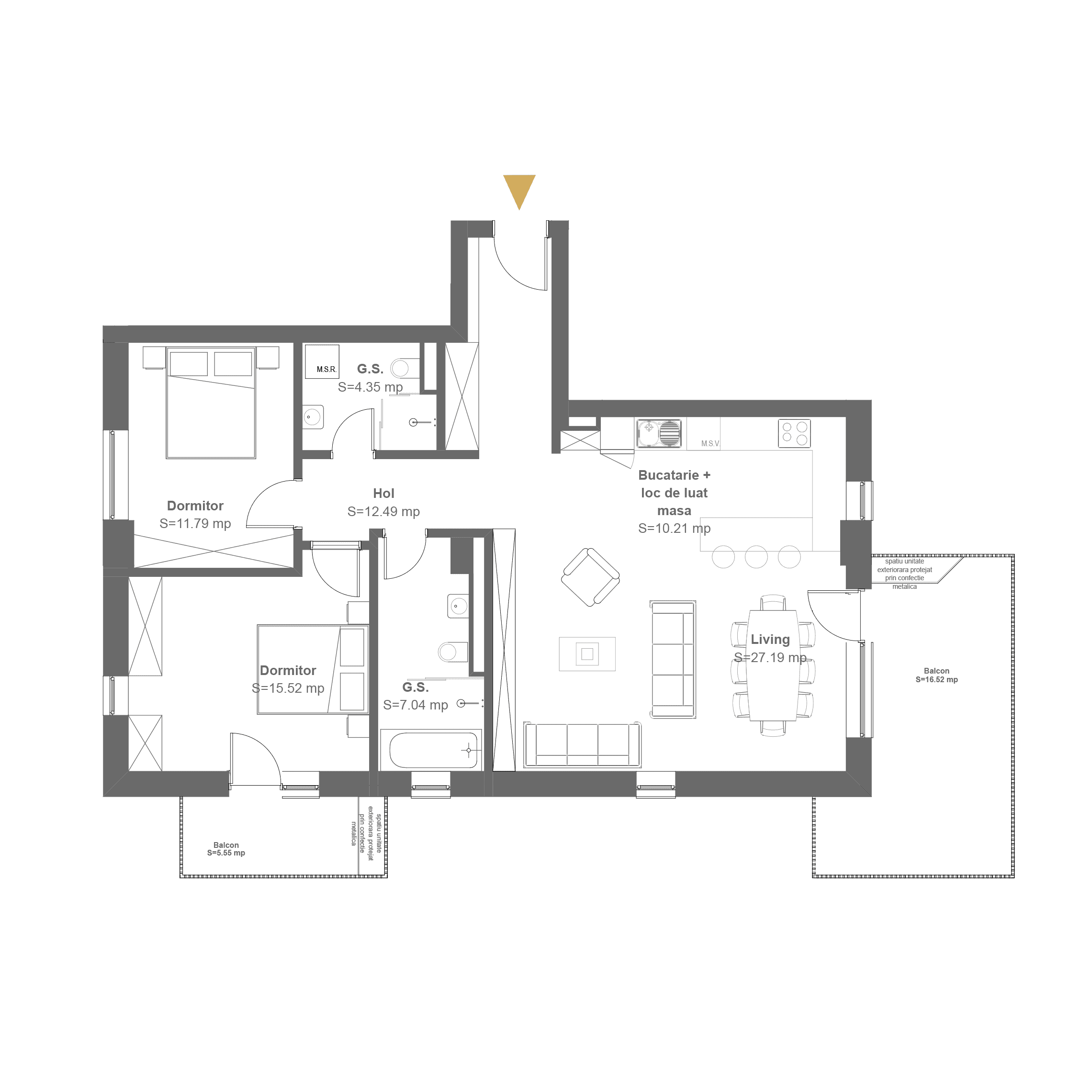 Plan apartament G4E1A4