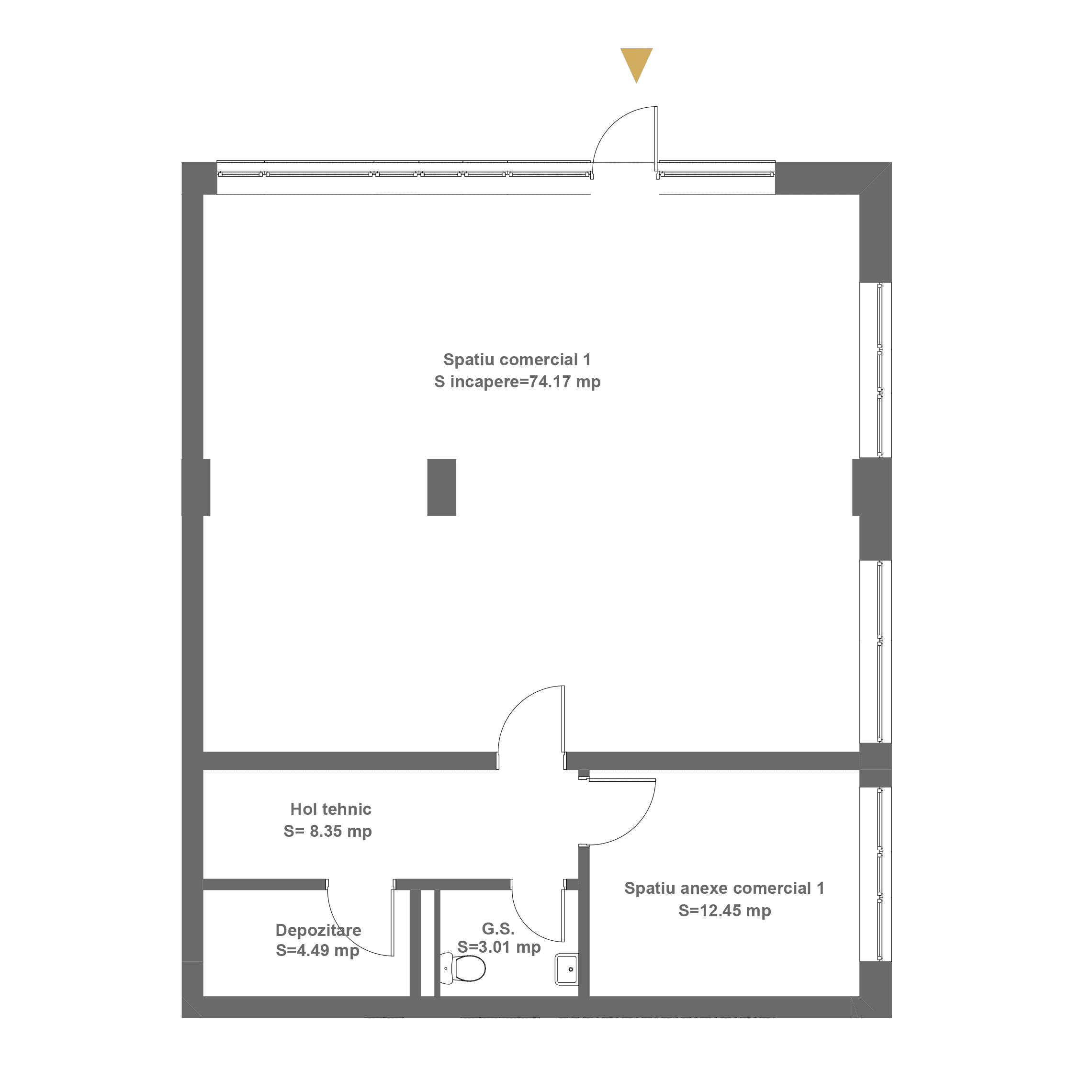 Plan apartament G4SP1